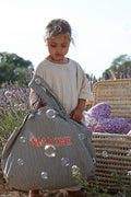 Le sac personnalisé rayé