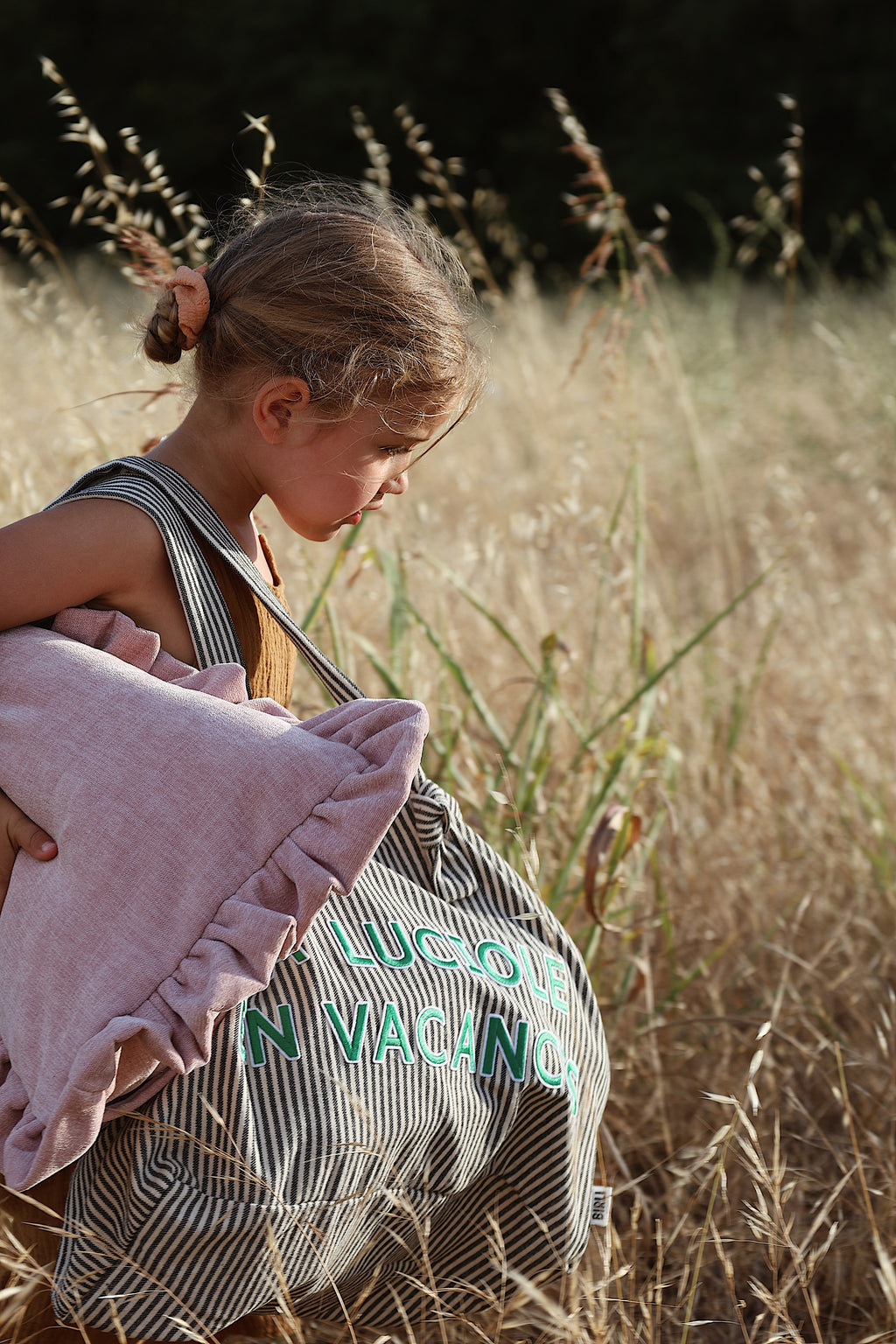 Le sac personnalisé rayé