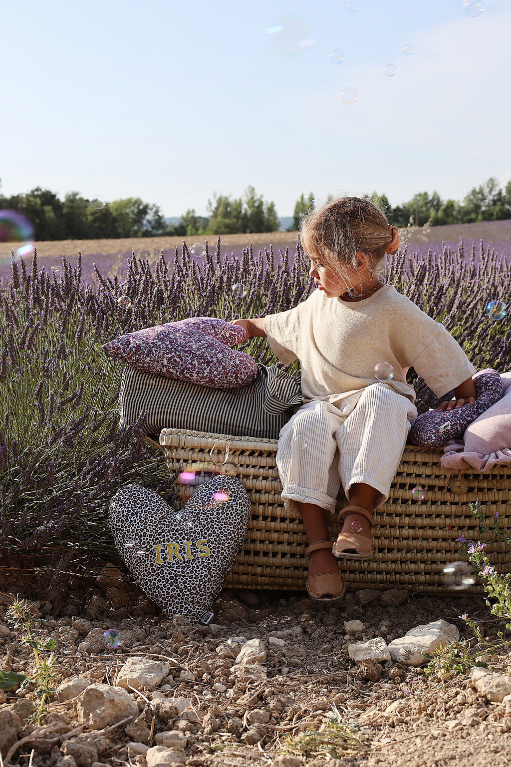 Le coussin coeur léopard