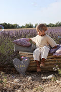 Le coussin coeur léopard